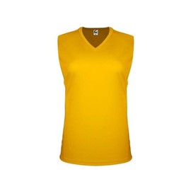 Badger Sports C2 Ladies Sleeveless Tee Gold Small