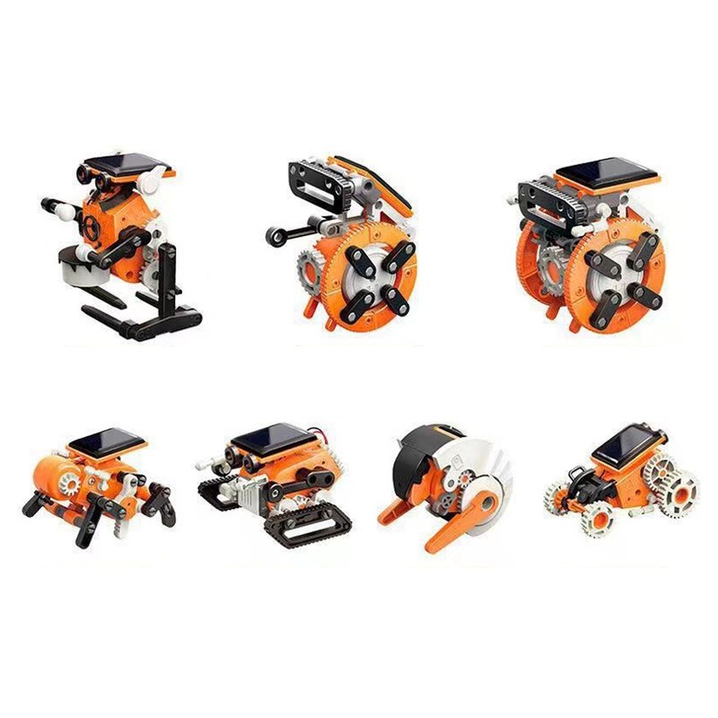 Solar Robot Kit Building Toys Solar Power DIY Robot Building