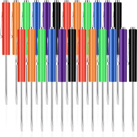 24 Piezas Destornilladores de Bolsillo Mini Tops y Destornillador Magnético de Bolsillo con Una Sola Cabeza de Hoja para Mecánico, Electricista (Colorido)