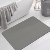 Bath Mat Super Absorbent Bathroom Mat, Rubber Non-Slip Ultra Thin
