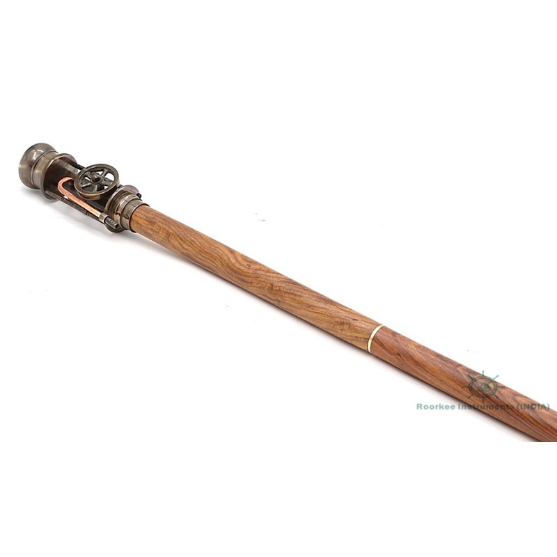 Walking Cane Stick with Working Steam Engine Handle – Steampunk