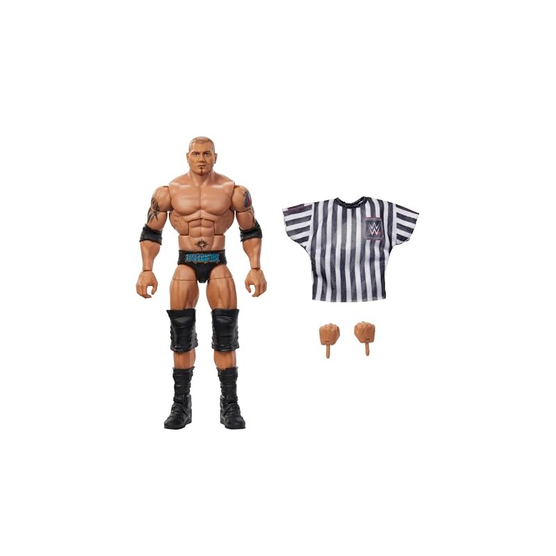 WWE Batista (Referee) Elite Greatest Hits 7 Toy Wrestling Action