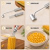 Corn Peeler for Corn on the Cob, 2 Pcs Stainless