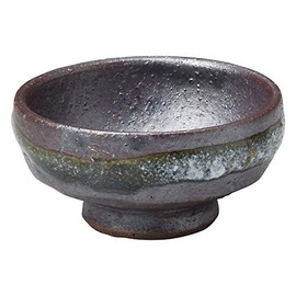 Marui Pottery MR-3-3127 Shigaraki Ware Hephimon Glass Ginga