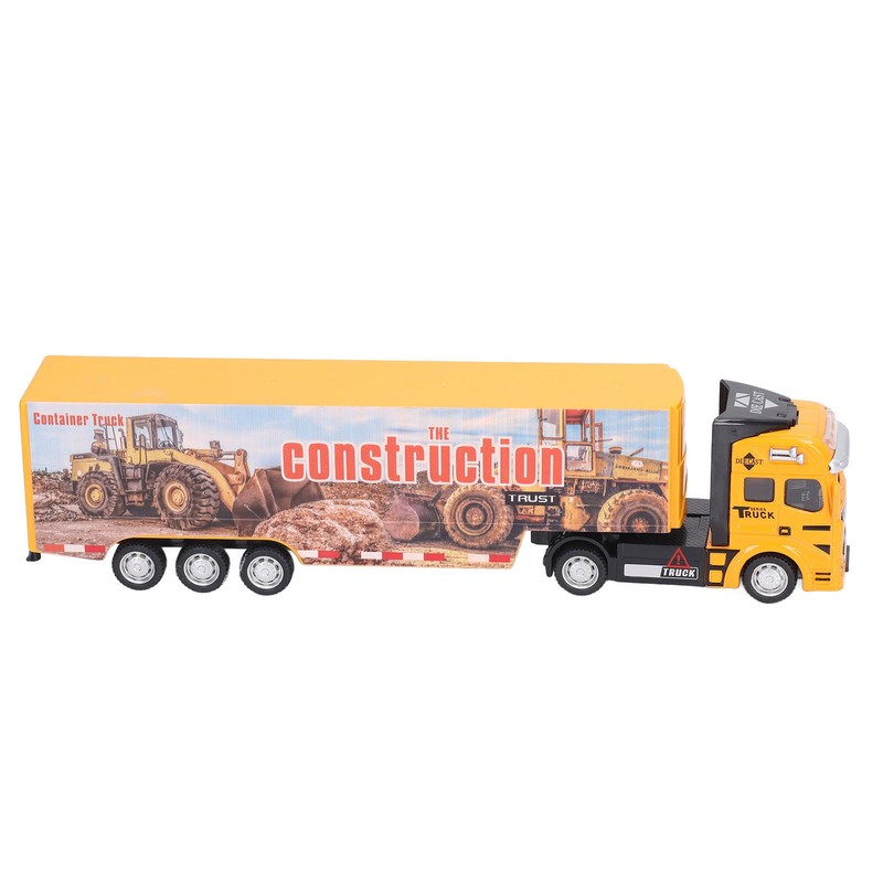 Transport Cart Toy Educational Simulation Alloy Plastic Pull Back Carrier