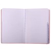 MS MY STATIONERY A5 Index Notebook Hardback Leatherette Cover 8mm