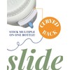 TAKE-N-SLIDE Peel and Stick Reusable for 12 + Refills, Pill/Medication/Vitamin/Pet Med Tracker &