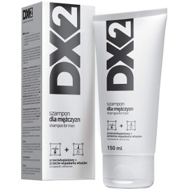 AFLOFARM DX2 shampoo for men against greying of dark hair, 150 ml, contains photopigments that protect natural hair colour cause its gradual dimming by Aflofarm