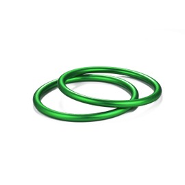 Topind 7.6cm Large Size Aluminium Baby Sling Rings for Baby Carriers & Slings of 2 pcs Green