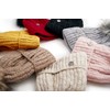 EliMeli® 16517 Women's Winter Hat Warm Knitted Hat with Bobble