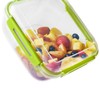 Rotho Memory B3 Lunchbox 1,7l mit Besteck und separatem Behälter,