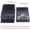 Raculety Project Box ABS Black Electrical Boxes IP65 Outdoor Waterproof