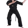 Farabi Sports Taekwondo Uniform Mix Martial Arts Uniform Set Black