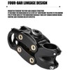 Gaderth Suspension Stem, 7 Degree 45mm Height Rise Adjustable Bicycle