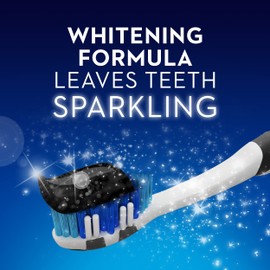 Crest 3D White Fluoride Toothpaste, Whitening Brilliance Charcoal, 85 mL