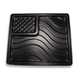 We The People Holsters - American Flag EDC Kydex Dump Tray - Valet Tray for Men - EDC Organizer and Catch-All for Everyday Carry - Keys - Change - Phone (Carbon Fiber)