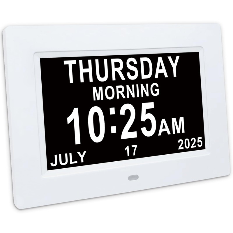 Golony Digital Alarm Clock for Seniors with Time,Date,and Month Display.Features