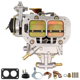 Condgreemee 2 Barrel Carburetor for Weber 38/38 Carburetor Carb 38x38 for Fiat Renault Ford VW Dodge Toyota Daewoo Mitsubishi Performance 428 electric choke, Replace 19830.202 DGES 390