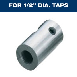 CS Unitec 3/4" Weldon Tap Holder for 1/2" Diameter Taps - Mag Drill Tap Collet - Fits Standard Weldon Chucks On Most Magnetic Drill Presses (TCM 1/2)