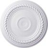 7 7/8"OD x 3/4"P Small Alexandria Ceiling Medallion (Fits Canopies