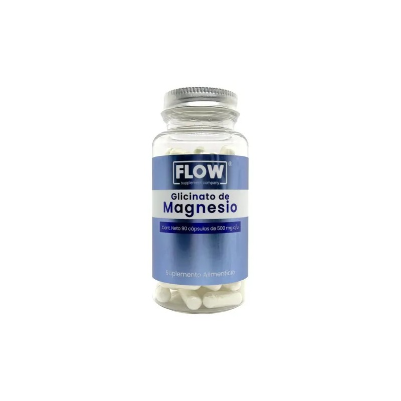 Glicinato De Magnesio 500 Mg 90 Cápsulas Magnesium Glycinate Supplement,