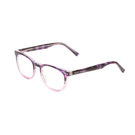 Calabria PRIVE Show Off Single Round Blue Light Blocking Reading Glasses +1.75 Black Purple Tortoise Blush Pink Crystal Women