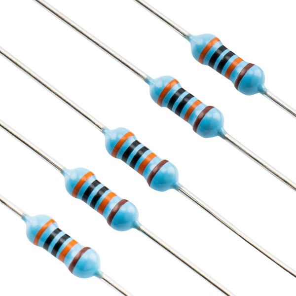 Musiclily Pro Metal Precision Film Resistor 300kΩ 1% 250mW for