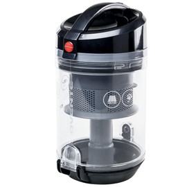 OVENTE Replacement Dust Container for Bagless Canister Vacuum Cleaner ST2620 Series with Transparent and Clear View for Quick Monitoring, Easy to Use and Fast Disposal, Black ACPST2676