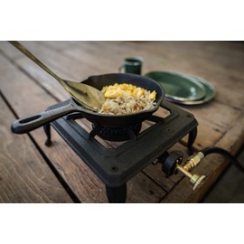 Stansport Single Burner Cast Iron Stove with Regulator Hose (208-100)