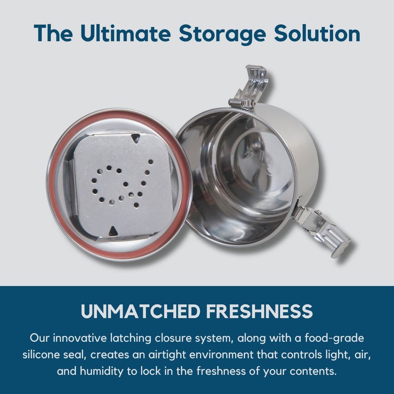 CVault Humidity Control Airtight Stash Container, Medium w/ 1 Humidity