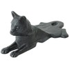 Woodside Heavy Duty Cast Iron Decorative Cat Door Wedge Stop,