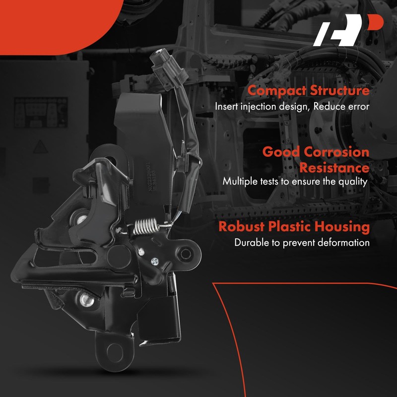 A-Premium Front Hood Latch Assembly Compatible with Toyota Vehicles -