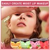 AOAZXBB 4 PCS Bee Lip Balm Honey Pot,Honey Strawberry Watermelon