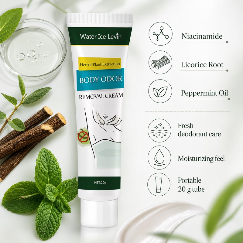 Herbal Deodorant Cream for Women – Portable Freshness Cream for