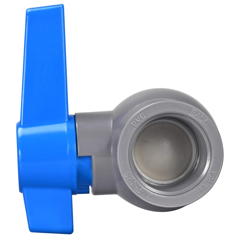 sourcing map Ball Valve, G3/4 Female Thread PVC Valve for