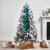 2 Pack Blue Peacock Christmas Decorations, 18.9 Inch Artificial Peacock