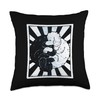 Yin Yang Poodle Dog Yin and Yang Funny Poodle Throw