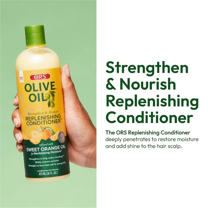 ORS Olive Oil Creamy Aloe Shampoo & Replenishing Conditioner with