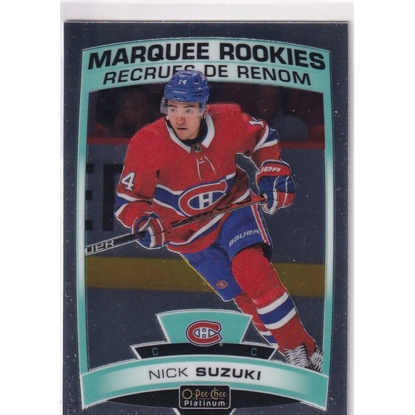 2019-20 Upper Deck O-Pee-Chee Platinum Hockey #164 Nick Suzuki Rookie