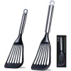 KSENDALO Fish Spatulas for Nonstick Cookware, Silicone Fish Spatula Turner
