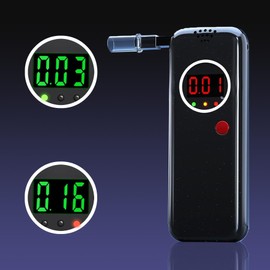 Generic Breathalyzer-Professional-Grade-Accuracy-Portable-Alcohol Breathalyzer Tester Personal Breathalyzers, Black