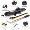 Scissor Car Jack 3 Ton (6610 lbs) Tire Changing Kit