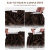 22 Momme 100% Mulberry Silk Bonnet for Sleeping Women, Coffee