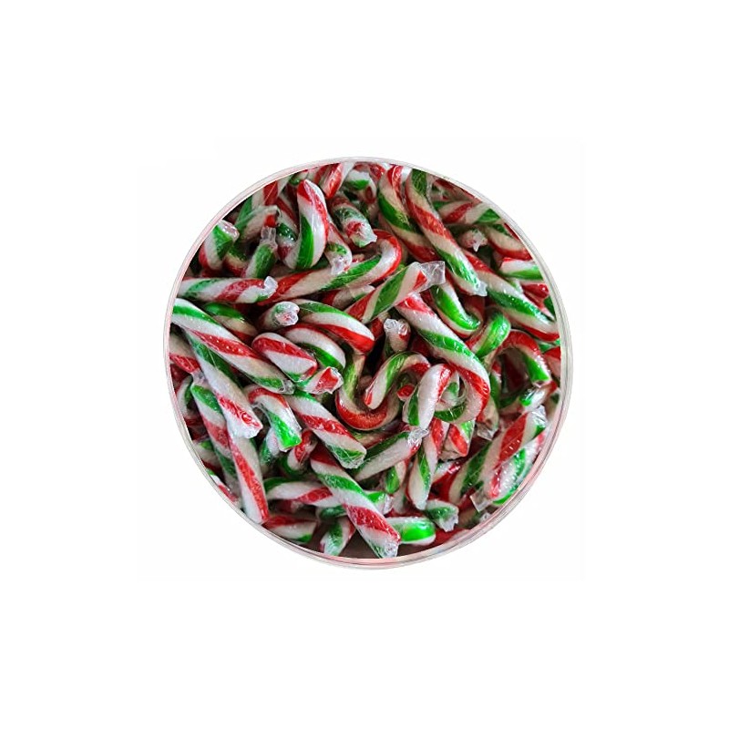 Bonds of London Mini Peppermint Flavour Candy Canes 5g (Pack