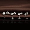 Sterling Silver Ball Earrings, 4mm Silver Studs, Hypoallergenic, Simple Ball
