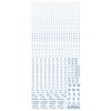 Haikyu Parts RB01-100BLU 1/100 RB01 Cotion Decal, One Color Blue,