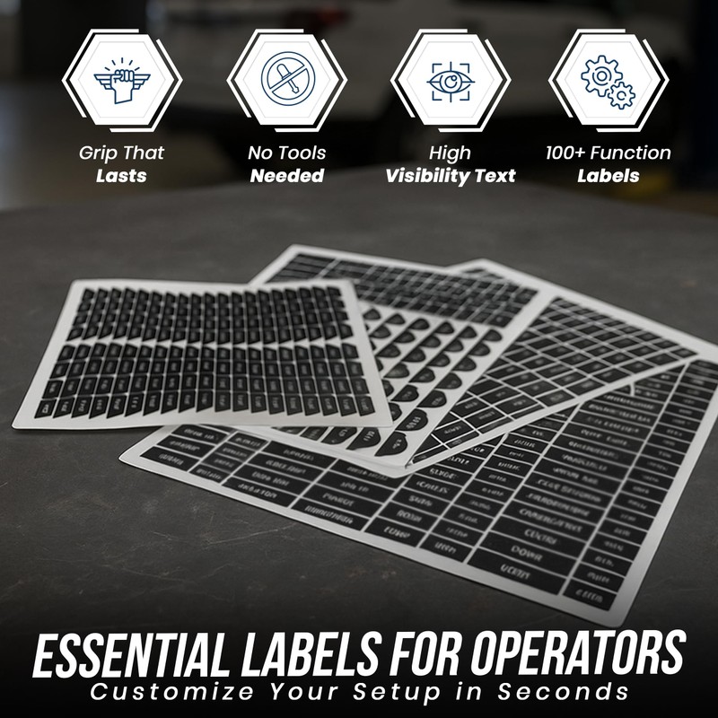 UBL Replacement Legend Stickers for Feniex 4200 Controller (Full Size)