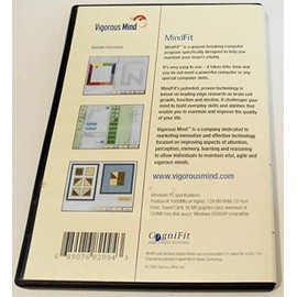 MindFit for Two Users, English Language Version for North America, Highest Overall Rating and "Most Fun" Says Wall Street Journal Experts in Brain Training Solutions Survey, Powered By Cognifit