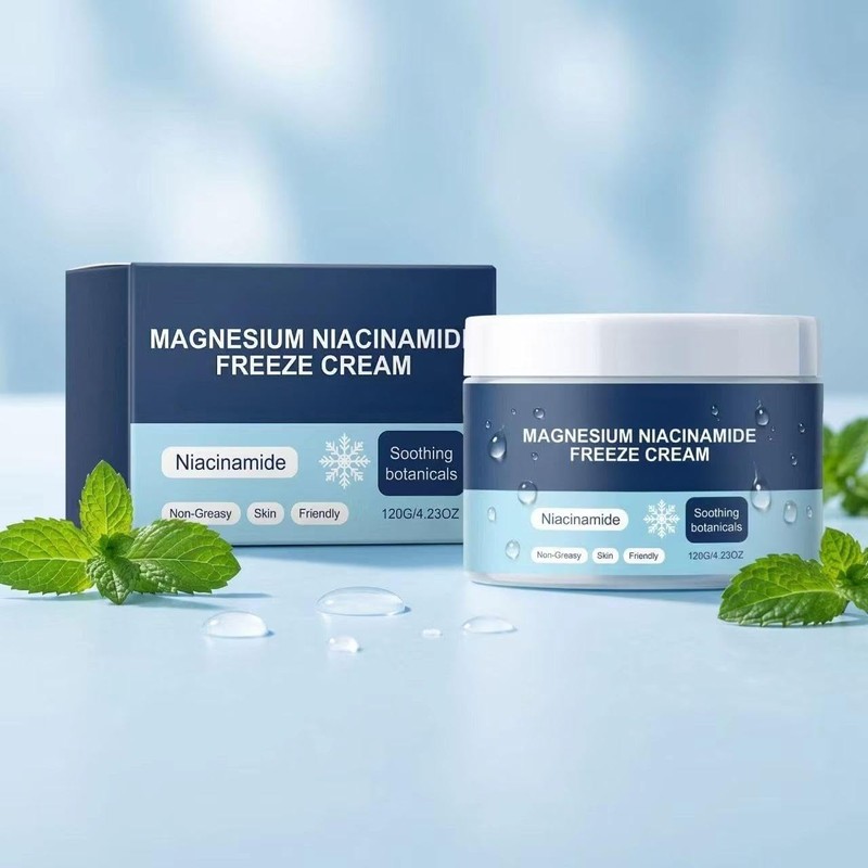 Magnesium Niacinamide Freeze Cream, 120g Non Greasy Cooling Body Skin