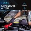 Hand-E Touch Disposable Black Nitrile Gloves X Small 100 Count